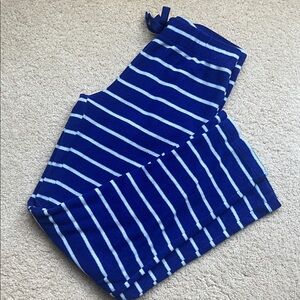 Old Navy Blue and White Striped Garment